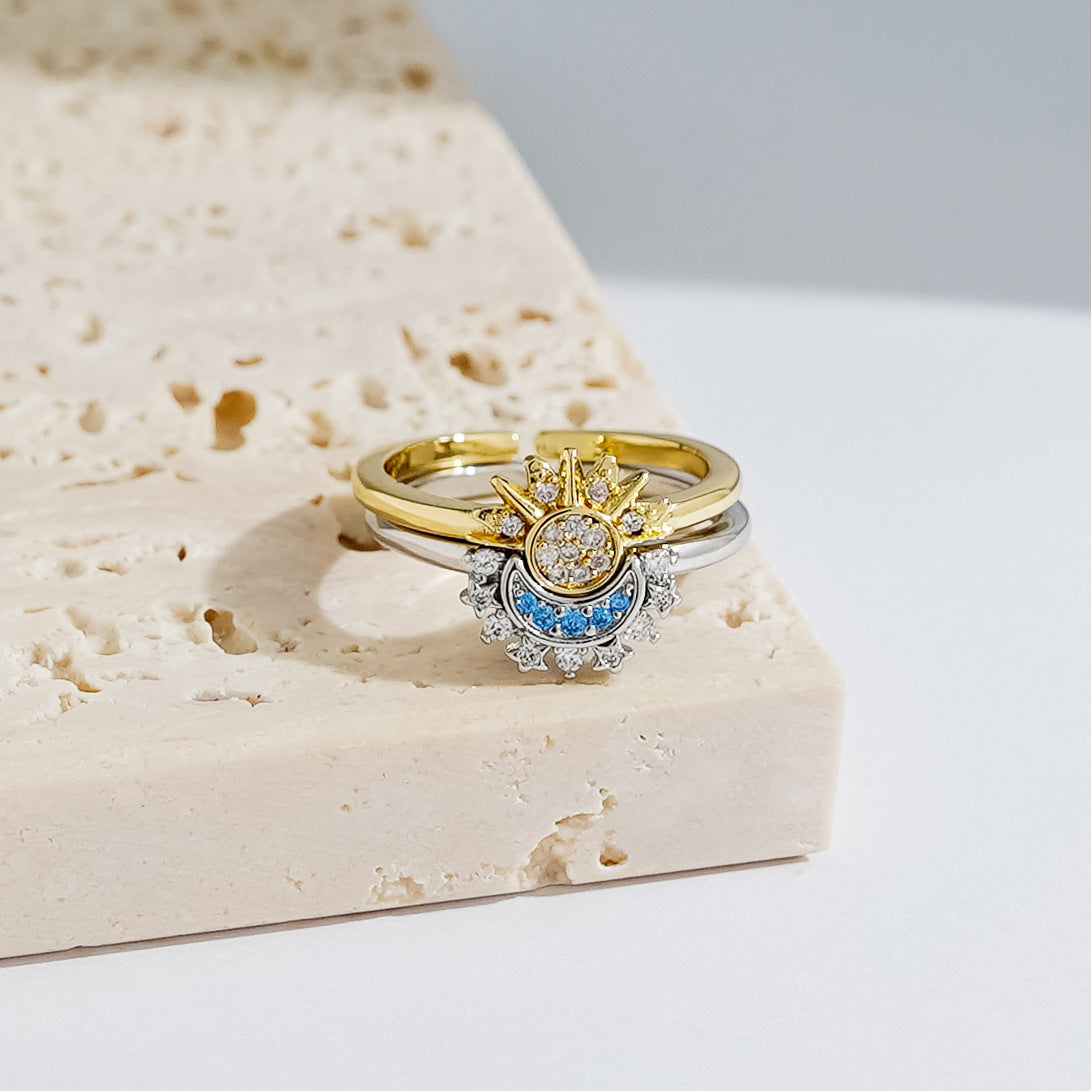 Anillos "Sol y Luna"